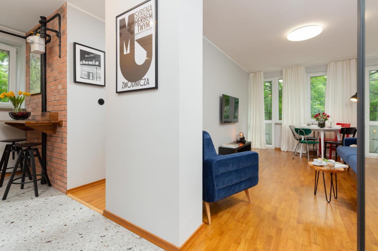 Central Apartment Solec Wilanowska By Noclegi Renters Warsawa Bagian luar foto